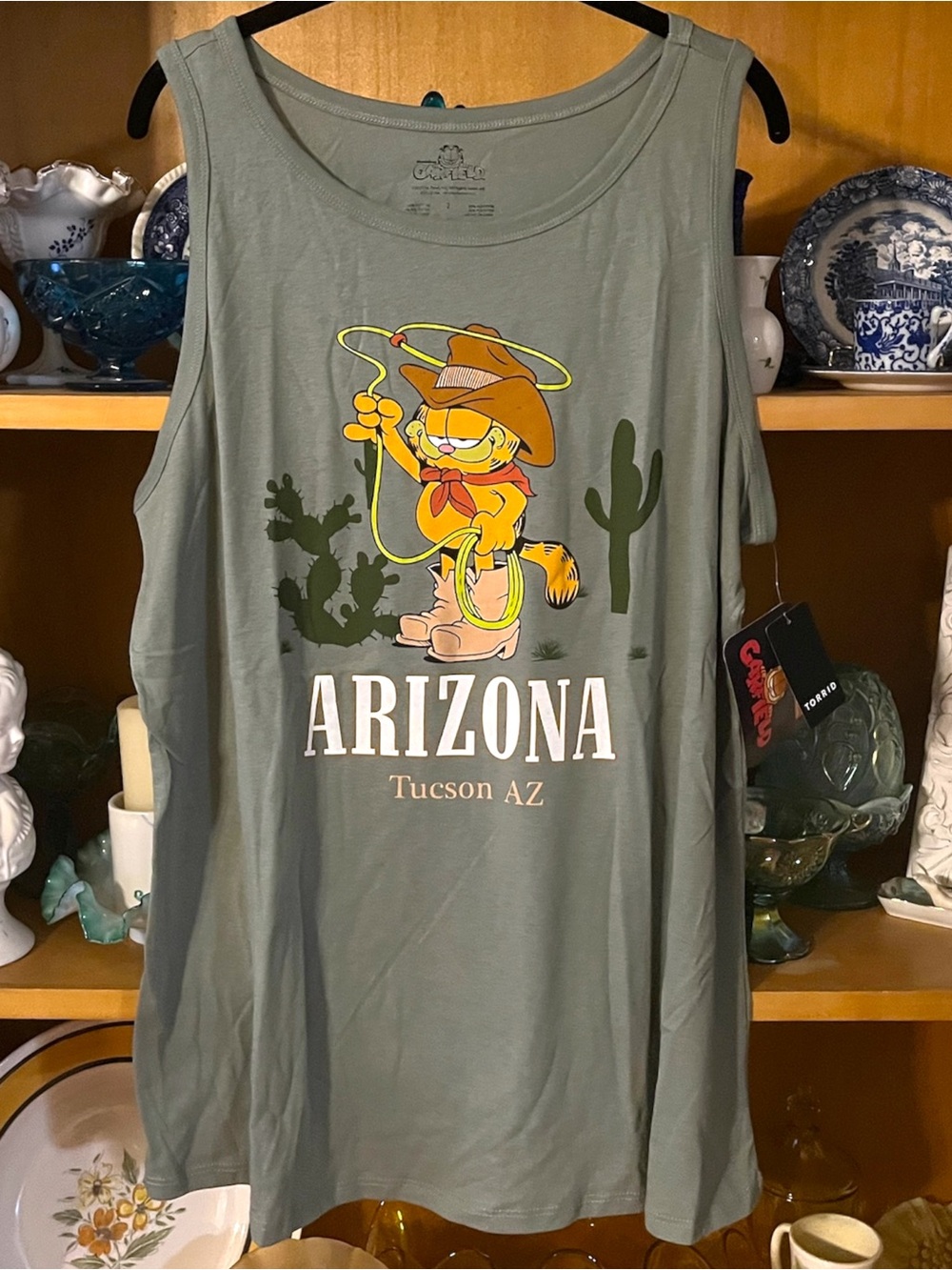 Torrid Garfield Arizona Graphic Tank Size 2